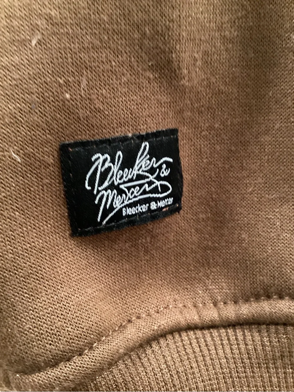 Born With A Silver Spoon Brown Graphic Bear Crewneck Sweatshirt - Picture 4 of 4